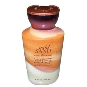 Rare Bath & Body Works WILD SAND Womens Daily Nourishing Body Lotion Shea Butter